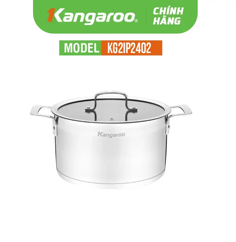 Nồi inox cao cấp Kangaroo KG2IP2402