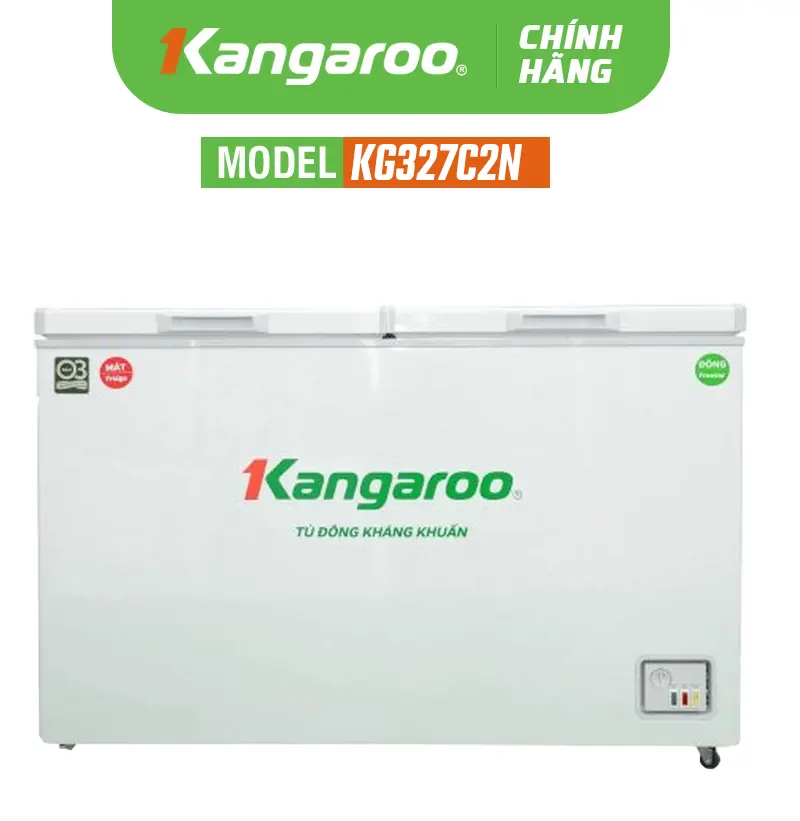 Tủ đông kháng khuẩn KG327C2N - 327 lít