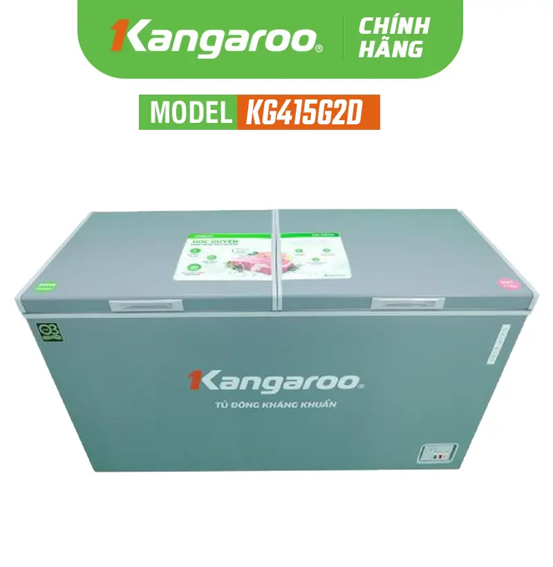 Tủ đông kháng khuẩn KG415G2D - 415 lít