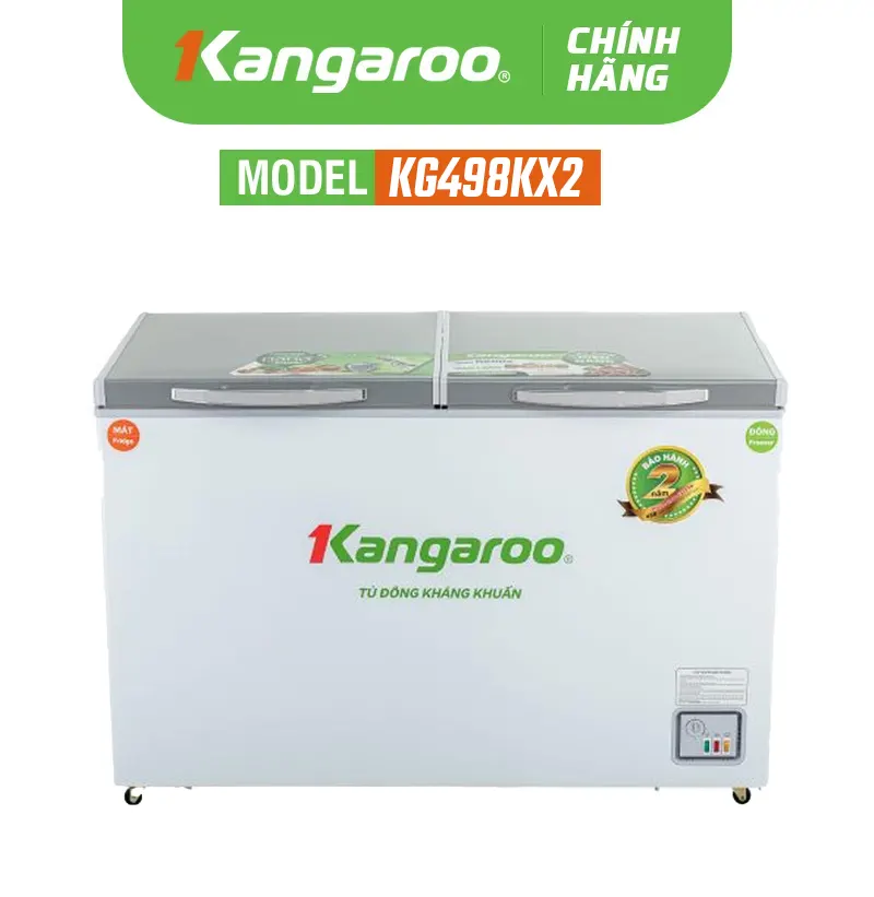 Tủ đông kháng khuẩn KG498KX2 - 327 lít
