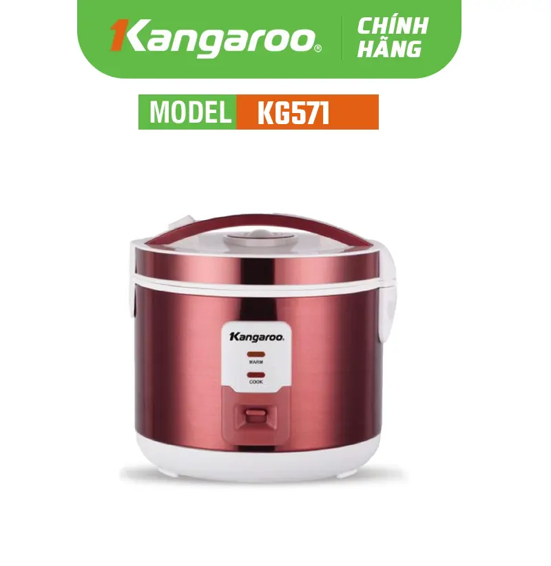 Nồi cơm điện Kangaroo KG571 - 2.2 lít