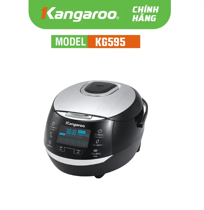 Nồi cơm điện tử Kangaroo KG595 - 1.8 lít