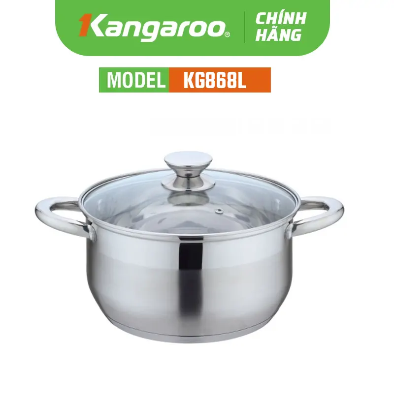Nồi Inox cao cấp 5 lớp Kangaroo KG868L