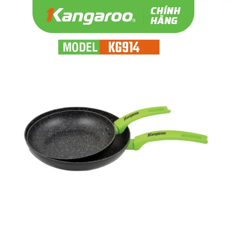 Cặp chảo vân đá đáy từ Kangaroo KG914