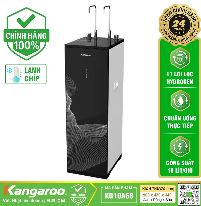 Máy lọc nước Kangaroo Hydrogen KG10A68 - Hàng Cao Cấp 2026